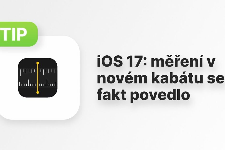 iOS 17 měření