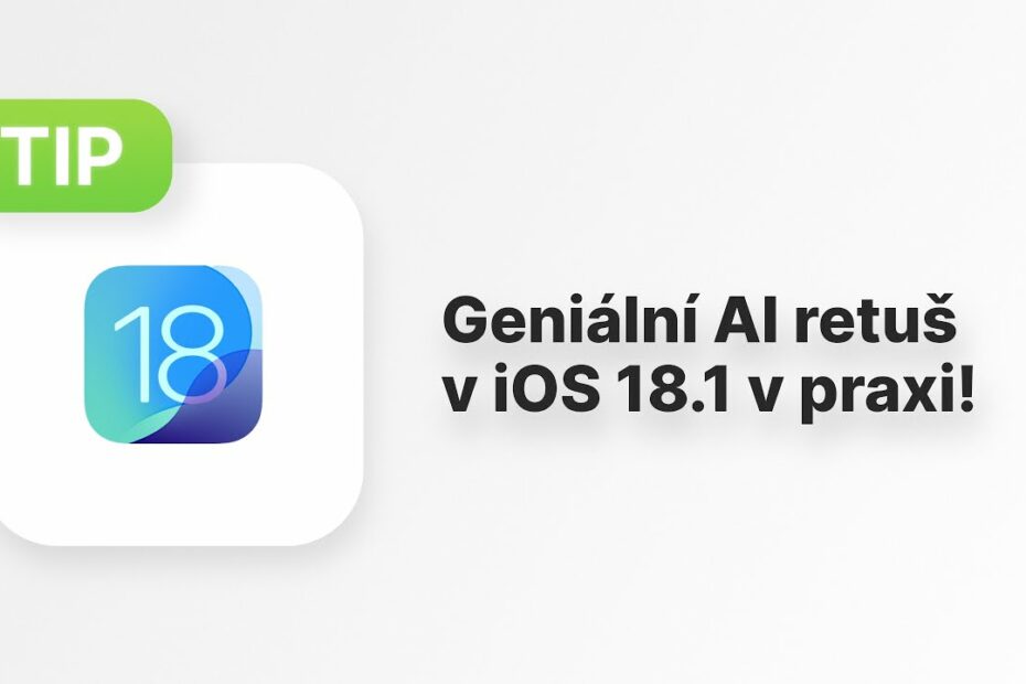 AI retuš v iOS18.1 v praxi